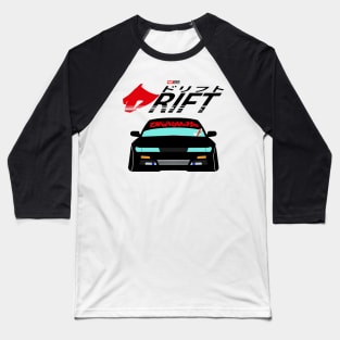 S13 Silvia Nissan Drift Car Initial D Akins Speedstar Drift King Takumi Fujiwara Fast X Baseball T-Shirt